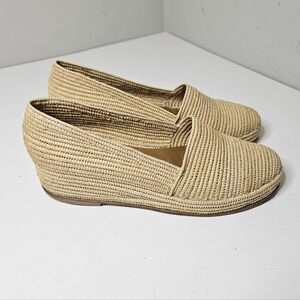 Proud Mary Footwear Raffia Espadrilles Wedge Heel Natural Women's 9